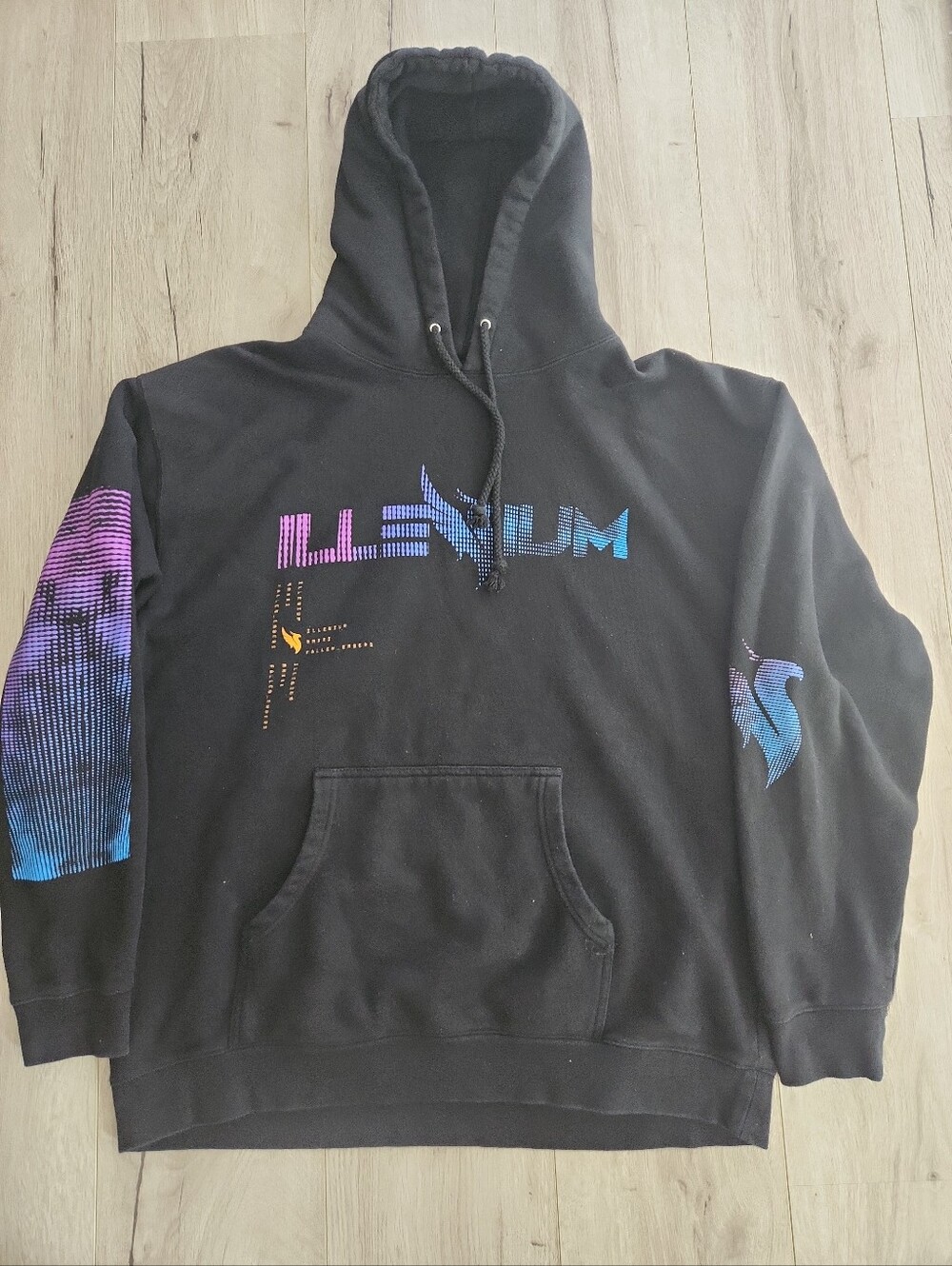 Illenium Hoodie Fallen Embers Tour Concert Merch EDM Sweatshirt Pre-owned XL